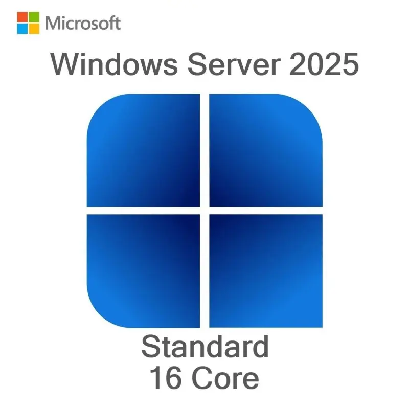 Windows Server 2025 Standard 16 Çekirdek Lisans