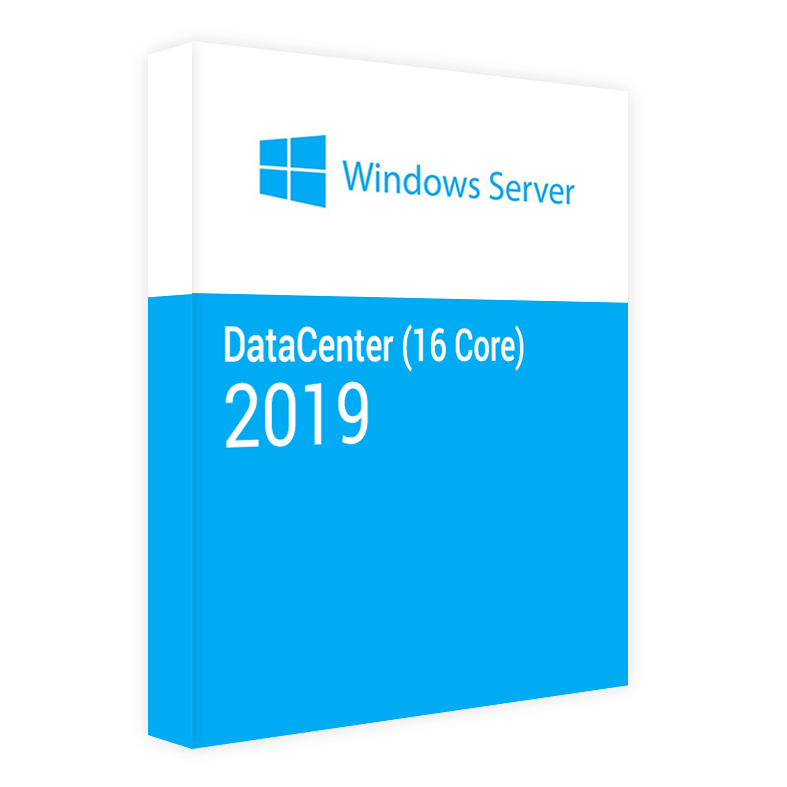 Windows Server 2019 Datacenter 16 Çekirdek Lisans