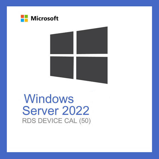 Windows Server 2022 Uzak Masaüstü 50 Cihaz CAL