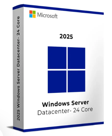 Windows Server 2025 Datacenter 24 Çekirdek Lisans
